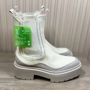 Sam Edelman Women's Lulia Leather Mid-Calf Chelsea Boot Size 7 - Picture 1 of 11