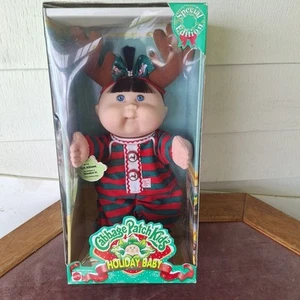 Vintage 1998 Cabbage Patch Kids Doll Holiday Baby Rentier Special Edition - Bild 1 von 6