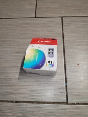 Genuine Canon OEM CL-41 Tri-Color Ink Cartridge - New & Sealed new - Image 1 of 2