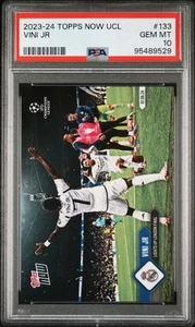 2023 Topps Now UEFA Vini Jr Champions League #133 *735 PSA 10 - Picture 1 of 2