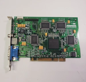 Vintage Diamond Viper V330 NVIDIA RIVA 128 4MB AGP Video Card Untested - Afbeelding 1 van 5