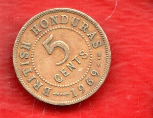 BRITISH HONDURAS 5 CENTS 1969 - Picture 1 of 2