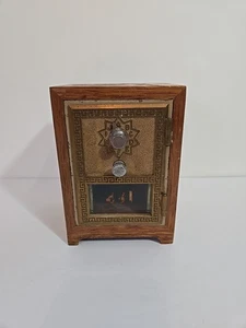 Vintage 1967 Post Office Door Mailbox Piggy Coin Combination Lock 6.25"x4"x4.5" - Picture 1 of 11