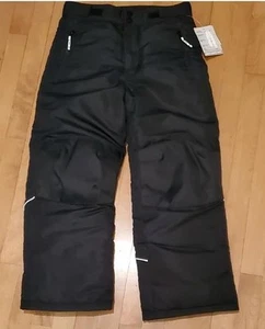 Boys Girls Falls Creek Black Insulated Snow Ski Pants Size Large 10/12 NWT - Picture 1 of 1