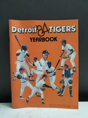Detroit Tigers 1984 Team Yearbook World Series Champions Trammell Morris Parrish - Image 1 of 4