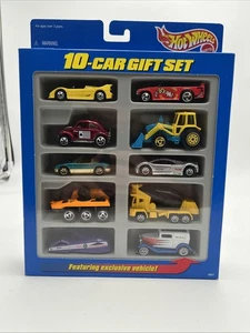Hot Wheels 10-Car Gift Set Featuring Special Vehicle 18317 Mattel Wheels 1997 - Picture 1 of 5