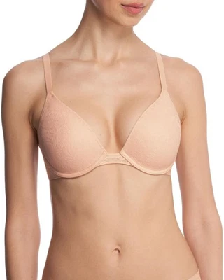 Sujetador con aros Natori Levitate Contour para mujer 36DDD camafeo rosa gancho y cierre de ojos Foto 1 de 4