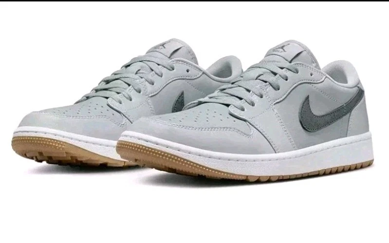 Jordan 1 Golf Low Wolf Grey Gum | eBay