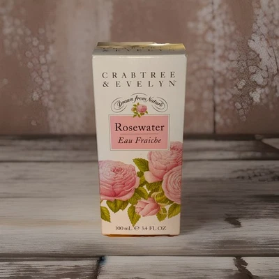 Crabtree and Evelyn Rosewater Eau Fraiche 3,4 fl oz 100 ml perfume fragancia Foto 1 de 3