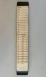 Vintage Gaylord Bros. Library Card Sorter Flip File Sort Alphabetical Organizer - Picture 1 of 12