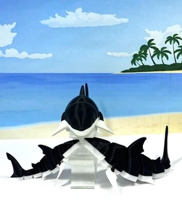 3pcs 3D Printed Sharks, Articulated Shark Toy, Sea Animal Fidget ADHD Autism Toy - Picture 1 of 6