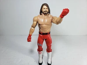 WWE AJ STYLES ACTION FIGURE 2017 WRESTLER RED PANTS - Picture 1 of 5