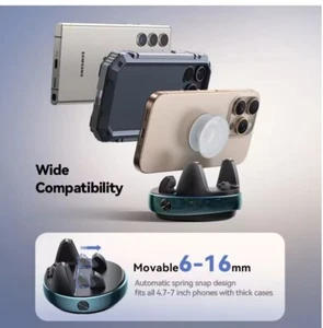 360° Rotation Car Navigation Holder One-Handed Operation Car Phone Mount For 4.7 - Photo 1 sur 9