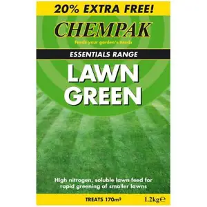 Chempak Soluble Lawn Feed Fertiliser Garden Grass Feed 750g or 1.2kg Pack T&M - Picture 1 of 2