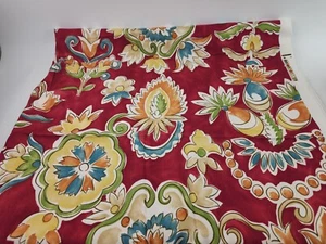 2+ yds Tropical Floral Pineapple Abstract Flowers Home Decor Fabric Braemore - Picture 1 of 6
