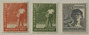 German Stamps 1947 - Sowers & Labourer - Picture 1 of 5