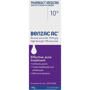 Benzac AC 10% Gel 60g - Picture 1 of 3