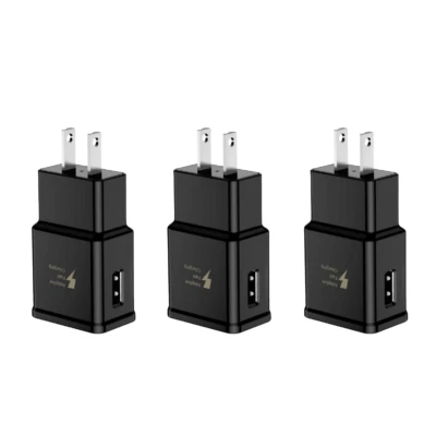 适配器 快速充电器 C 型 带 USB 手机充电线 适用于三星 Galaxy LG — 第 1/4 张图片