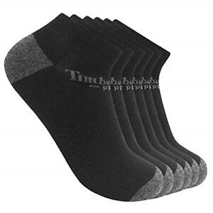 Timberland PRO mens 6-pack Performance Low Cut Socks, Black