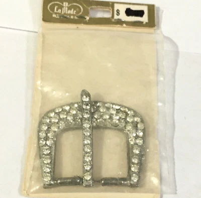 OLD STORE STOCK LA MODE HEBILLA ESTRÁS JOYA TALLA 1 Foto 1 de 3