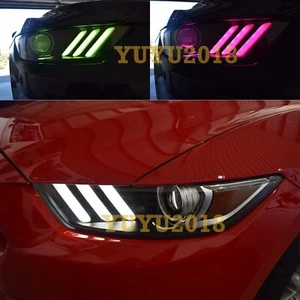 Placas LED RGBW para Ford Mustang 2015 2016 2017 LED ojo de ángel Bluetooth aplicación DRL - Imagen 1 de 13