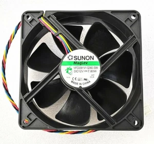 Original SUNON MFC0381V1-Q060-S99 12V 7.8W 120×120×38mm 4-Pin PWM Cooling Fan - Picture 1 of 4