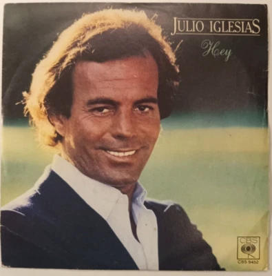 JULIO IGLESIAS - HEY / VOLO - 1980 ITALIAN 7" SINGLE PS, LATIN POP - Image 1 of 4