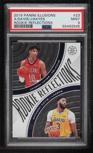 2019 Illusions Reflections Anthony Davis Jaxson Hayes #23 PSA 9 MINT Rookie RC