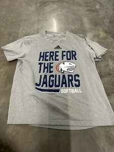 Adidas South Alabama Here For The Jaguars Softball Creator Tee Shirt Size Large  - Picture 1 of 3