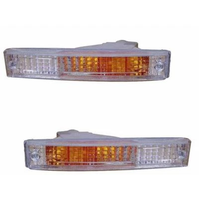 DEPO Driver & Passenger Side Turn Signal Light Set For 1990-1991 Honda Civic - Image 1 of 3