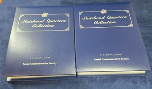 Statehood Quarter Collection, US Postal Commemorative Society 2 Volumes Wash DC - Picture 1 of 23