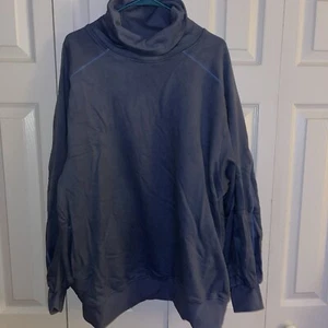 Felpa con cappuccio LIT Activewear oversize sussurrata collo a turtleneck taglia S nuova con etichette - Foto 1 di 10