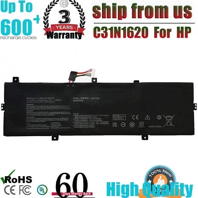 Batería C31N1620 para Asus Zenbook UX430U UX430UA UX430UN UX430UNR U4100UQ Series Foto 1 de 4