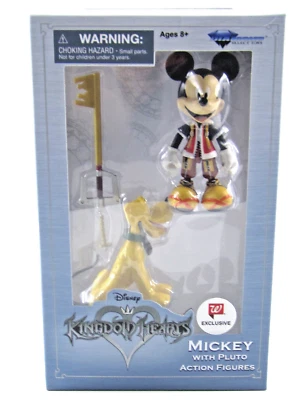 New Diamond Select Walgreens Exclusive Kingdom Hearts Mickey Mouse Pluto Figures - Image 1 of 4