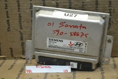 Unidad de control del motor Hyundai Sonata 2001 ECU 3910937006 módulo 125-8b5 Foto 1 de 3