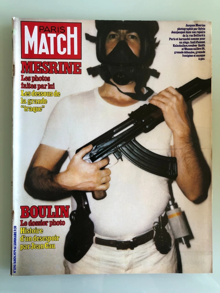 Paris Match n°1590 ★ 16 novembre 1979 ★ Jacques Mesrine est mort ★ Numéro neuf - Photo 1/1