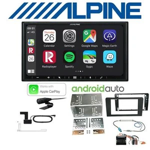 Alpine Autoradio DAB Apple CarPlay USB für Audi A3 2006-2012 schwarz Teilaktiv - Bild 1 von 6