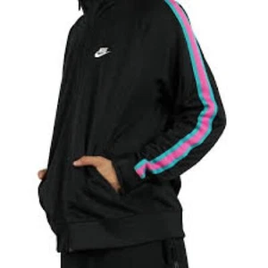 Neu ohne Etikett Nike Sportswear N98 Knit Warm Up Herren Jacke schwarz-lila-blau Gr. M - Bild 1 von 10
