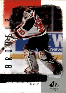 2000-01 SP Authentic Hockey #53 Martin Brodeur