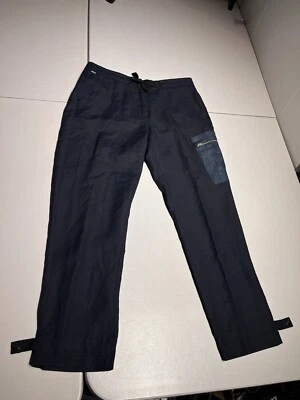 Pantalones para mujer G Star 31x30 azul feldespato alto recto cargo viscosos lino 32x28 Foto 1 de 4