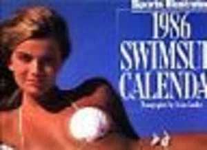 reduced! 1986 SPORTS ILLUSTRATED SWIMSUIT wall calendar page/month KATHY IRELAND - Picture 1 of 1