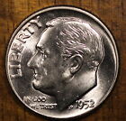 1952 P Roosevelt Dime CH BU LUSTER 90% Silver US Coin