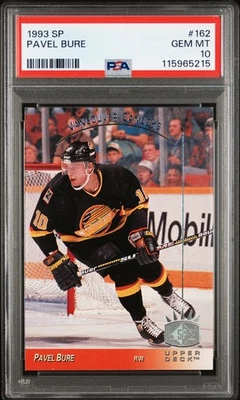 1993 Upper Deck SP Pavel Bure #162 HOF PSA 10 Pop 3 - Image 1 of 2