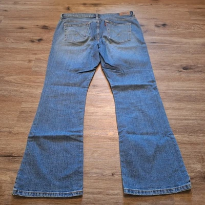 Vaqueros Levi's 515 Para Mujer Talla 10s Azul Occidental De Colección Y2K 34x29 Vaquera Rodeo Foto 1 de 4