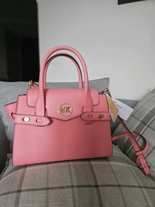 Michael Kors Carmen Tea Rose Bag New With Tags - Picture 1 of 9