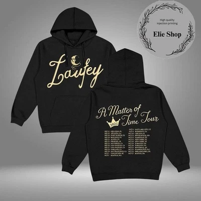 Laufey A Matter Of Time Tour Two Sided Hoodie - Image 1 of 3