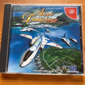 AERO DANCING Featuring Blue Impulse SEGA Dreamcast DC Used JP ver with Case