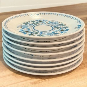 Noritake Progression Blue Moon 9022 Japan 6 3/8" Bread & Butter Plates Set of 8 - Picture 1 of 4