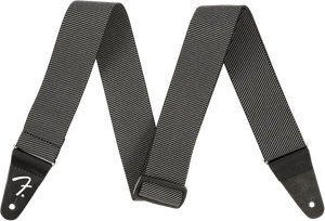 Genuine Fender WeighLess Stretch/Elastic Tweed Guitar Strap, Grey Tweed - Picture 1 of 2
