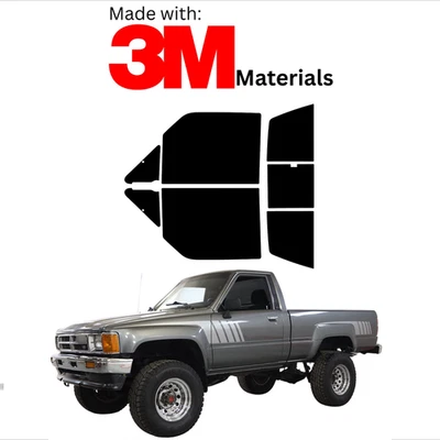Tinte de ventana precortado para camioneta Toyota Pu 83-88 color estable cerámica hecho con 3M Foto 1 de 4